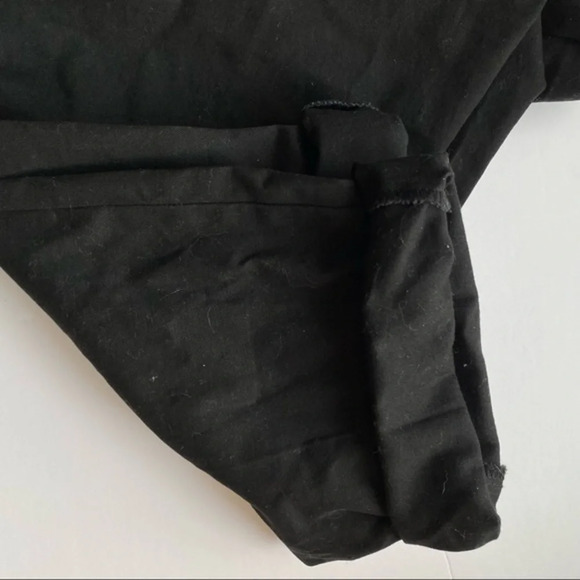 ASOS • Black Rolled Cuff Pants - Picture 2 of 4